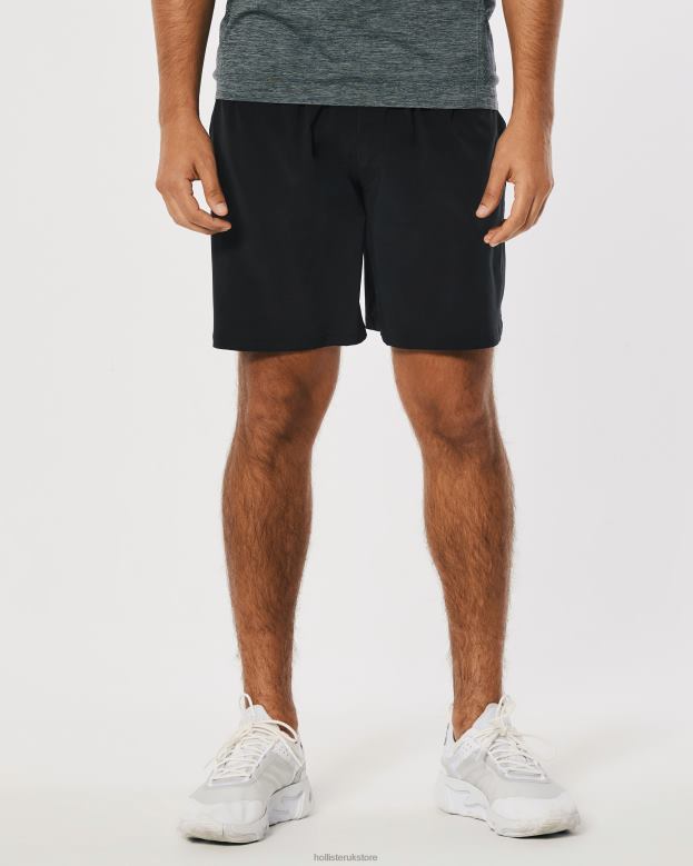 Bottoms Hollister Men Gilly Hicks Active Shorts 7\\ 488201215 Black